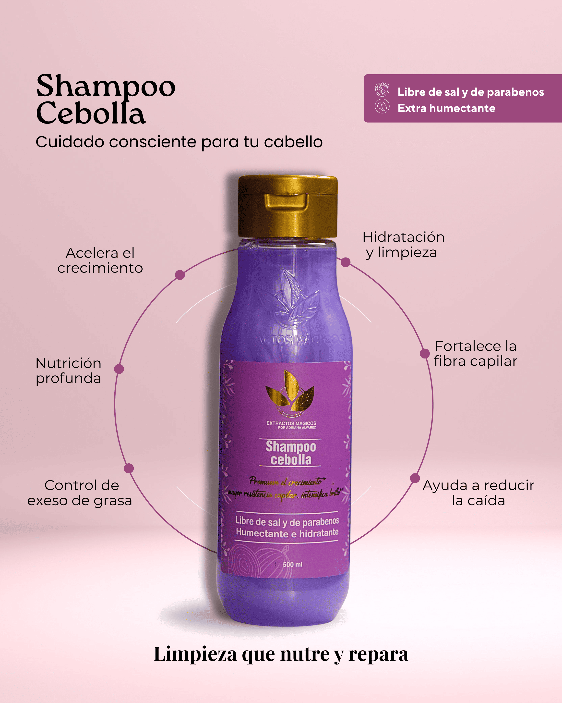 Shampoo de cebolla