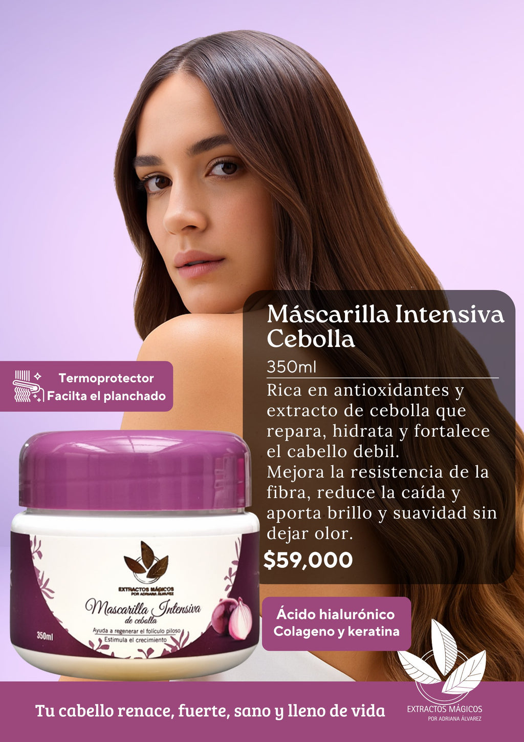 Mascarilla intensiva de Cebolla